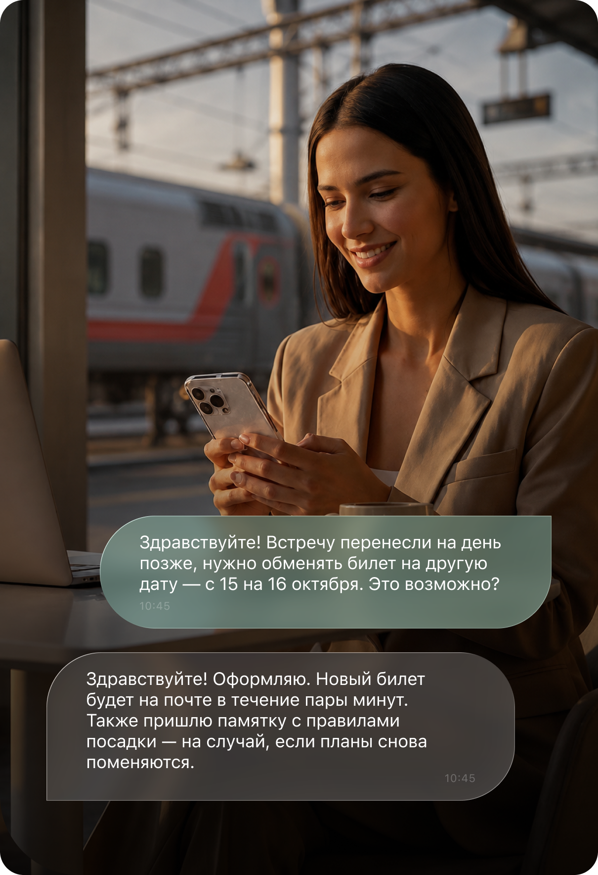 Персональный менеджер GATE отвечает клиенту в чате